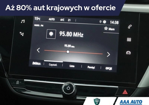 Opel Corsa cena 70000 przebieg: 36720, rok produkcji 2021 z Obrzycko małe 277